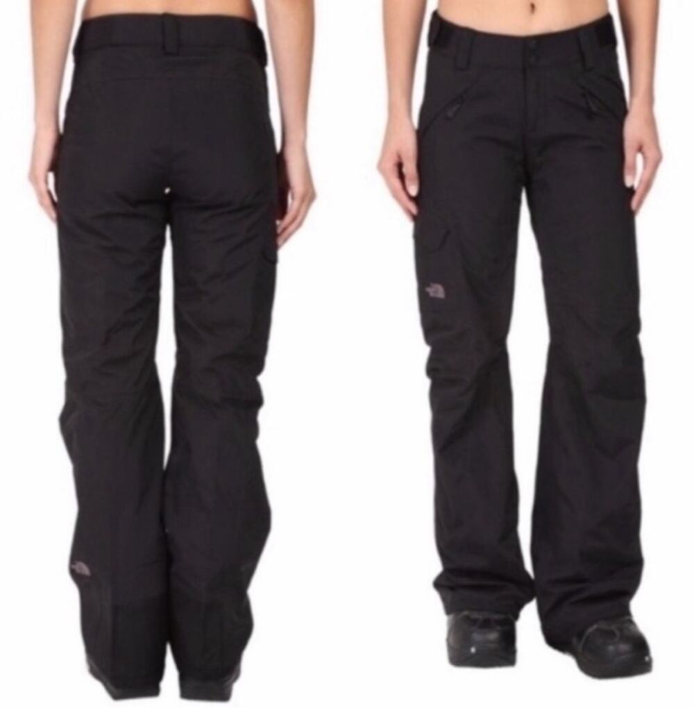 The North Face HyVent Tech Ski Pants Black Snow Water Resistant Women's S